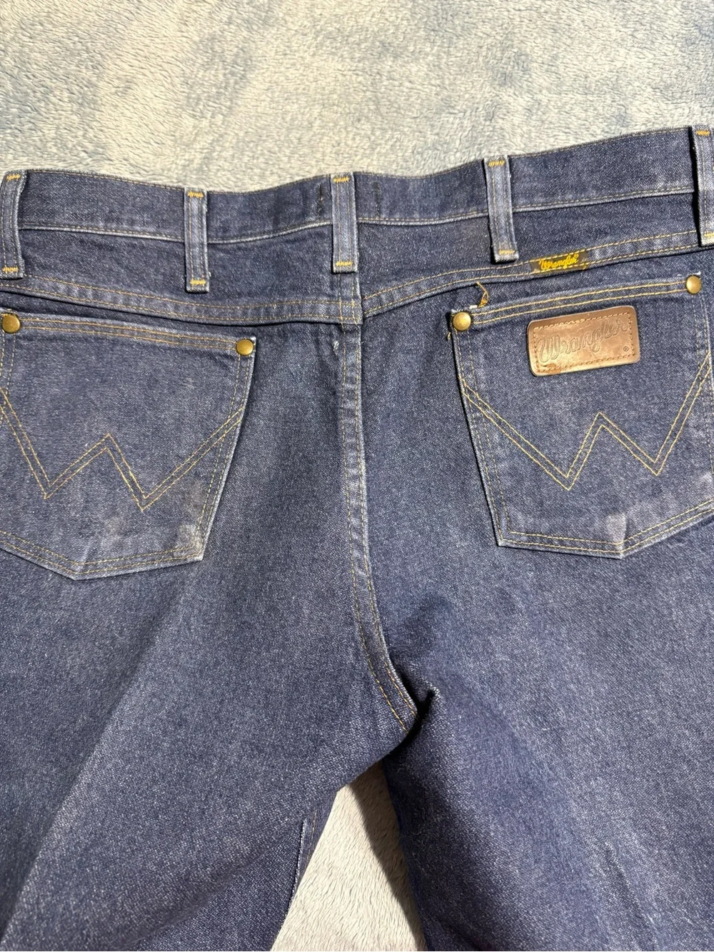 Wrangler Slim Fit Men's Deep Blue Denim Jeans
